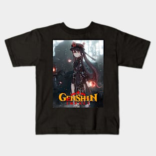 Genshin Impact Hu Tao Kids T-Shirt